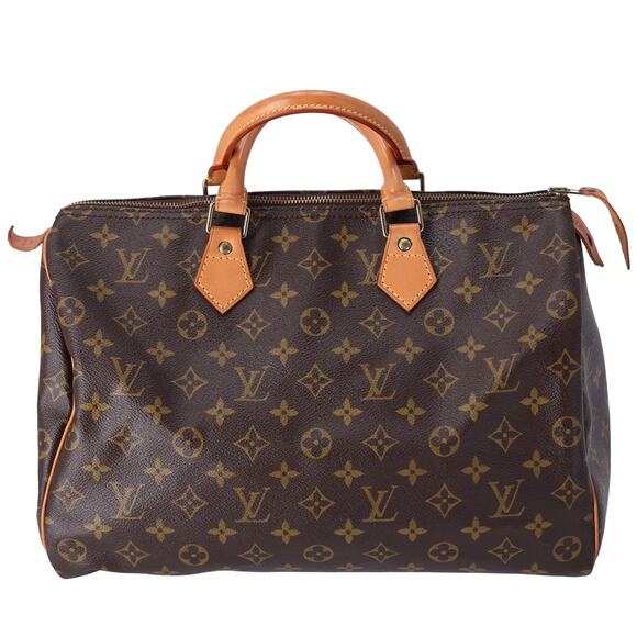 Louis Vuitton Speedy 35 Monogram Handbag M41524 Canvas - Picture 1 of 8